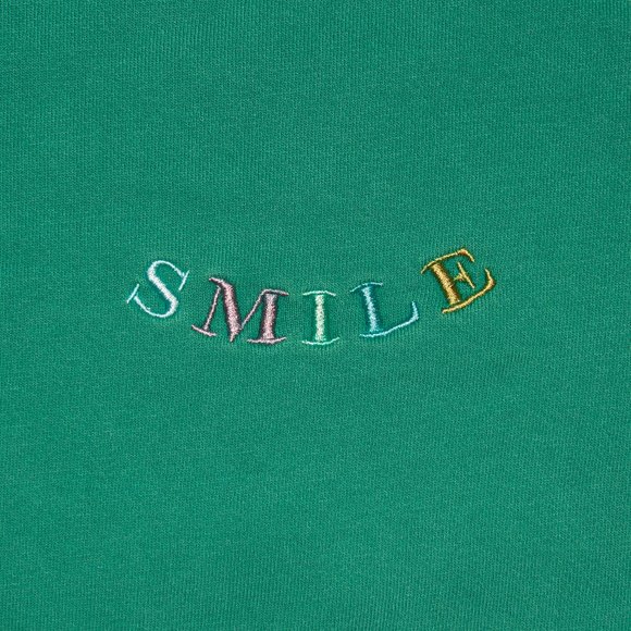 Green "smile" Sweatshirt - Picture 2 of 3